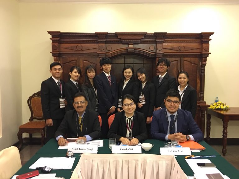 LAWASIA Moot  International Moot ในรอบ International Rounds ณ นครเสียมราฐ ราชอาณาจักรกัมพูชา