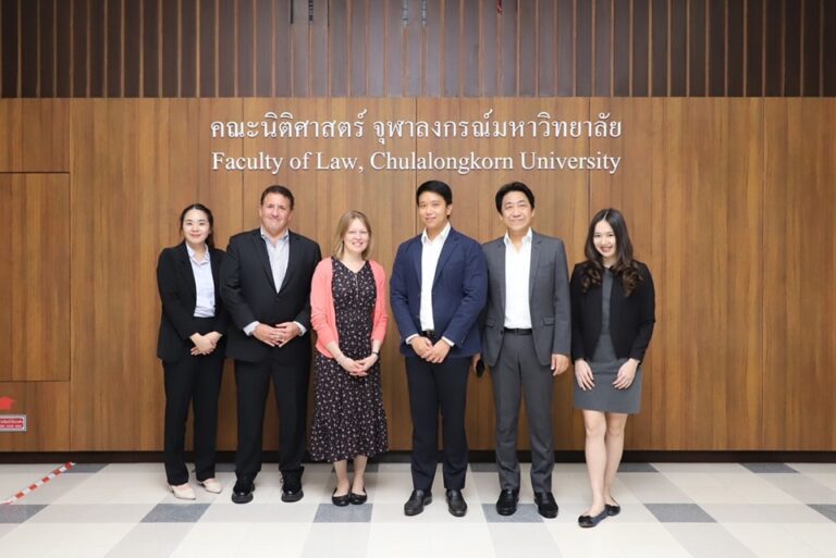 คณะนิติศาสตร์ จุฬาลงกรณ์มหาวิทยาลัย ได้รับรองอาคันตุกะจาก Georgetown Law School และ Blumenthal Richter & Sumet (BRS)